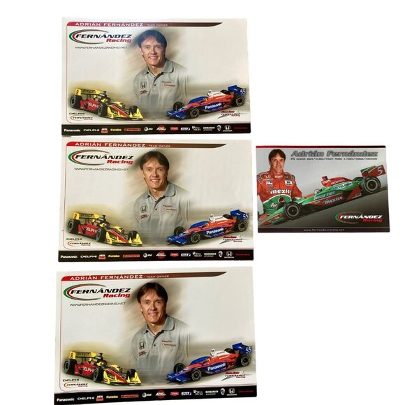 Fernandez Racing Owned Acura Dealership Card/Lanyard American LeMans w/COA - Picture 6 of 8